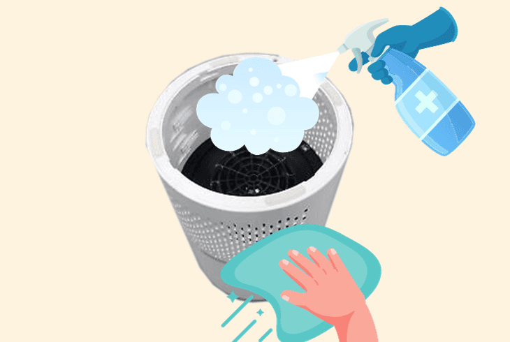 3. clean the interior area