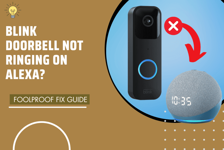 blink doorbell not ringing on alexa