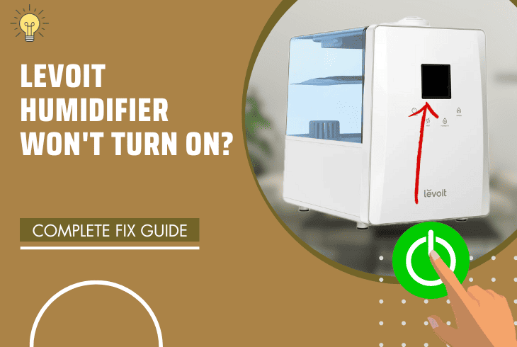 levoit humidifier won't turn on