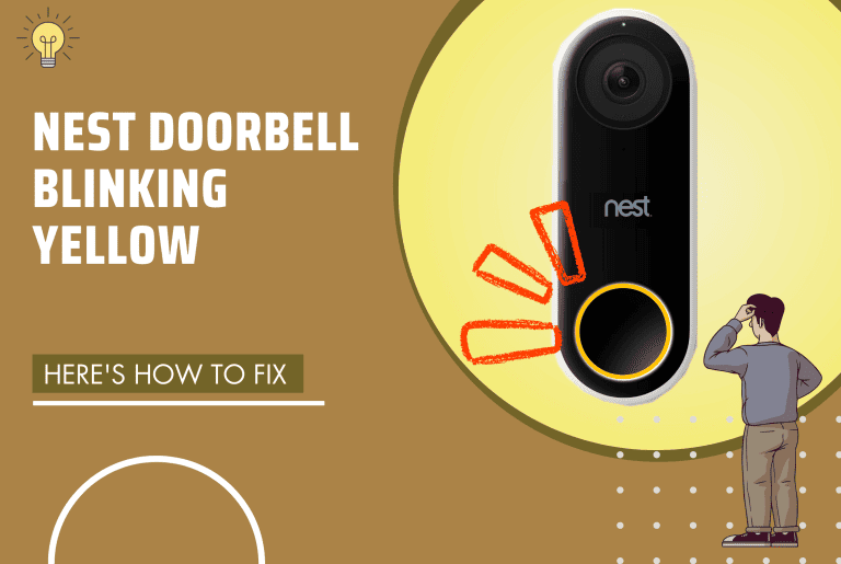 nest doorbell blinking yellow