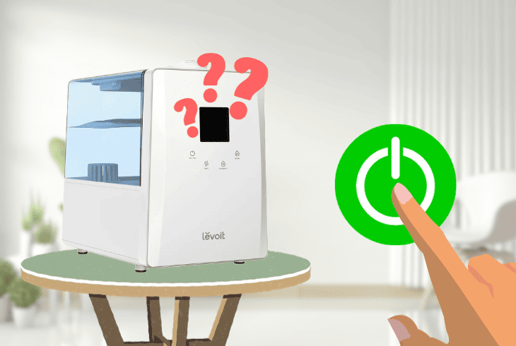 levoit humidifier won't turn on