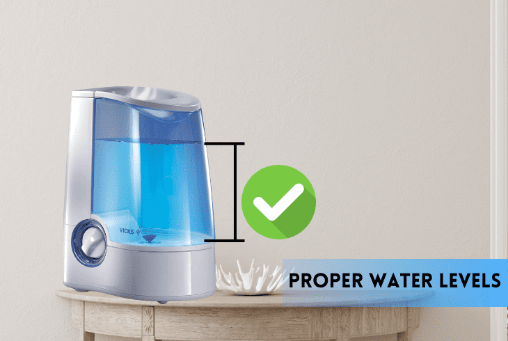 humidifier water level