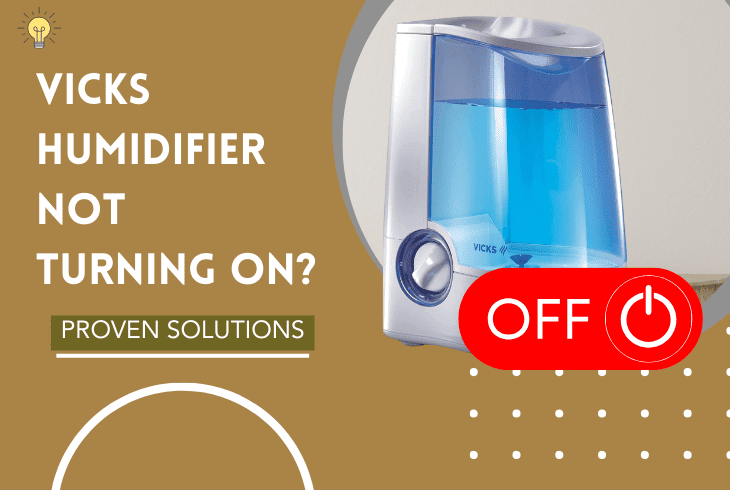vicks humidifier not turning on