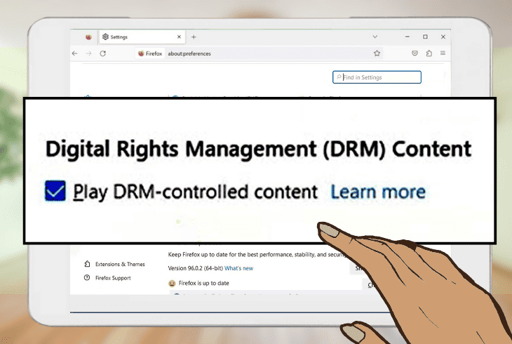 Crave Error Code 241001? - (Here's How to Fix) 7 enabling your browser’s digital rights management settings