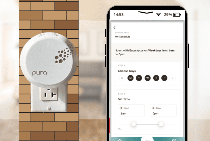 turning off away mode, schedules, or timers on the pura app