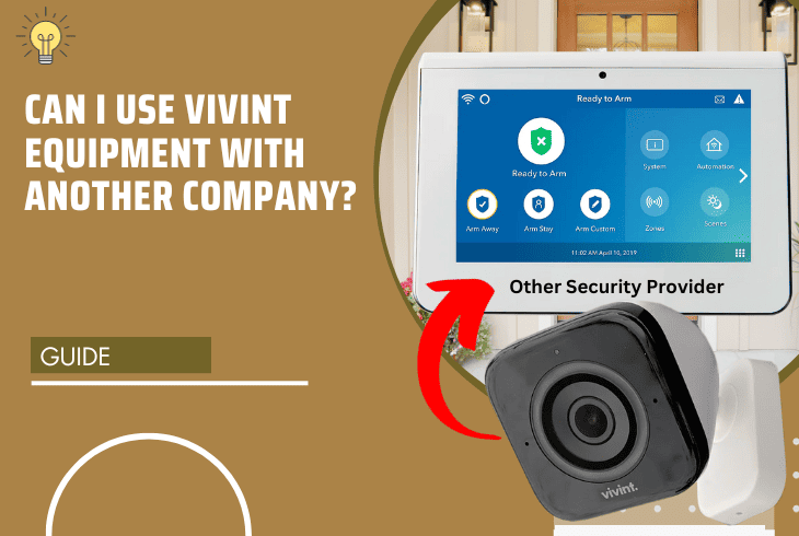 can i use vivint equipment with another company