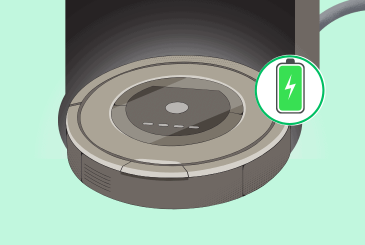 check the charging dock