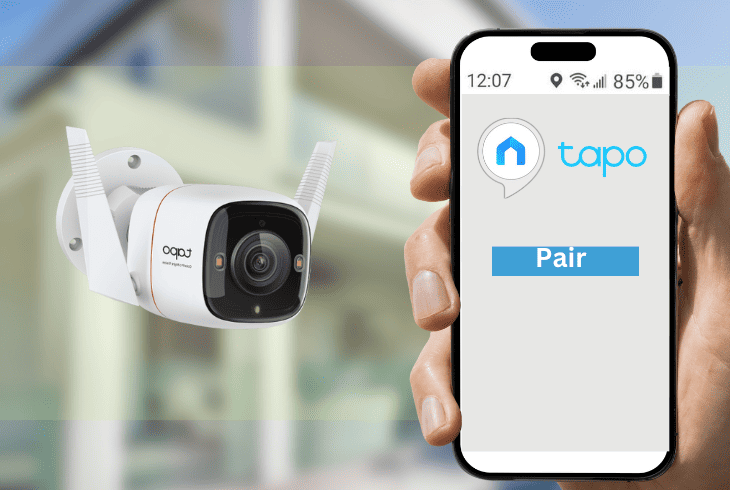 re-pairing camera with the tapo app