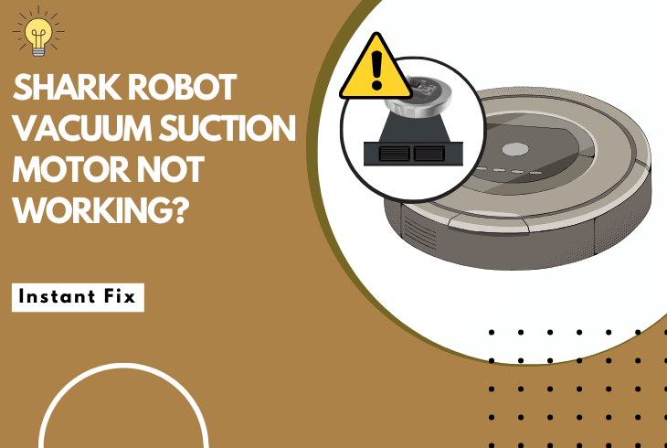 shark robot vacuum suction motor not working