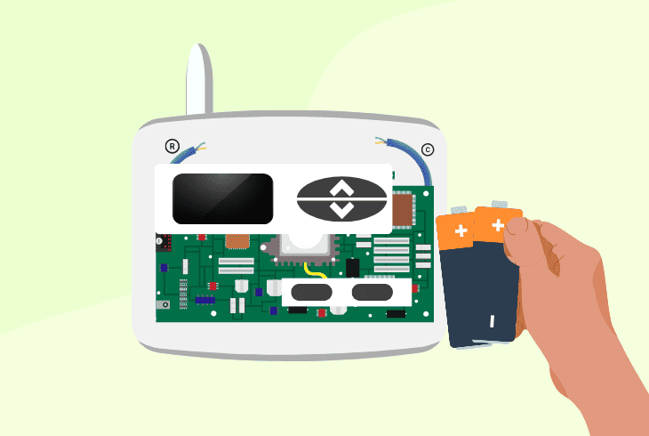 White Rodgers Thermostat Display Not Working? (Quick Fix!) 5 check and replace your thermostat panel batteries