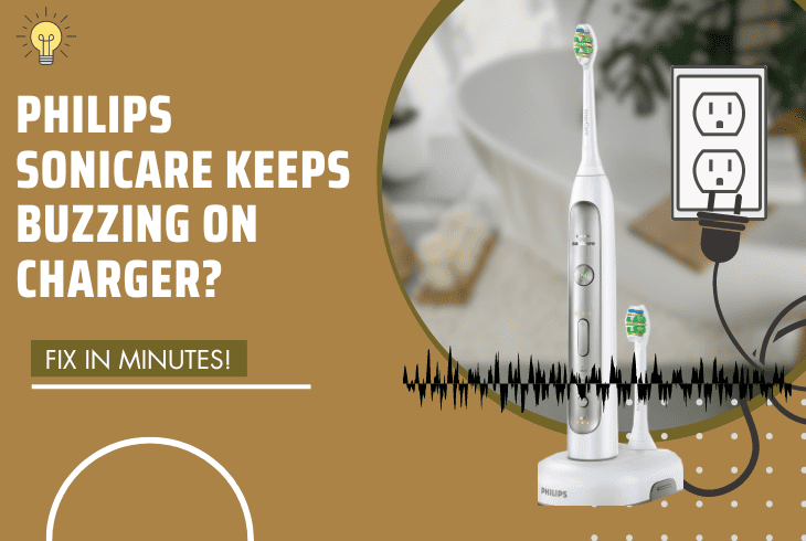 philips sonicare keeps buzzing on charger