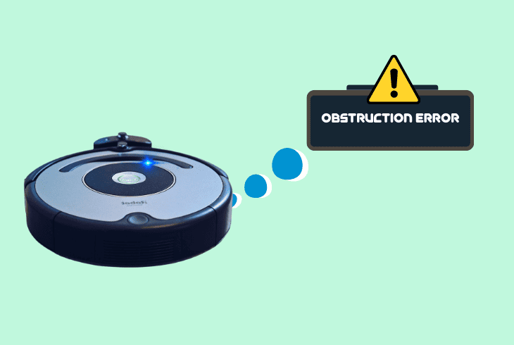 shark robot vacuum error obstruction reasons
