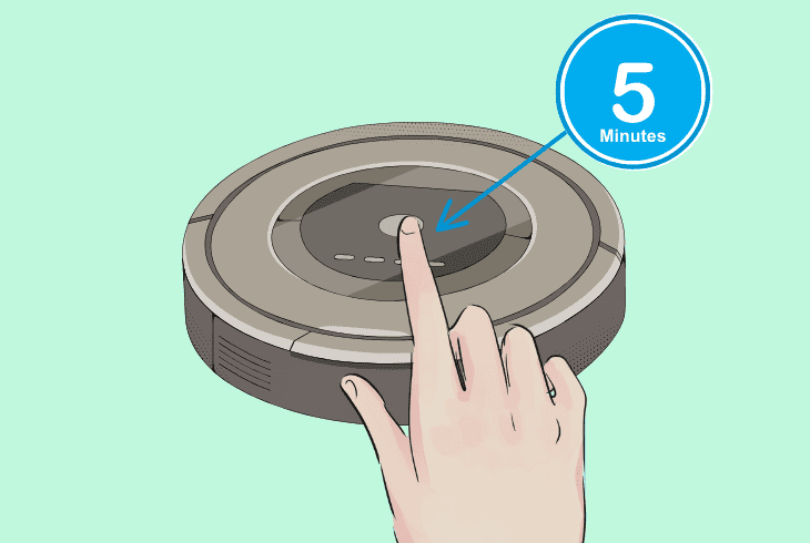 try resetting your robot cleaner device