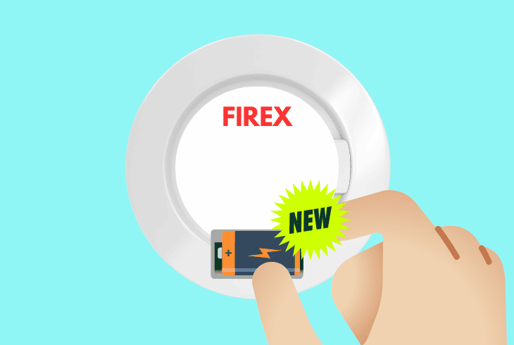 FireX Smoke Detector Blinking Red? (Quick Fix Guide) 9 replace the rechargeable battery