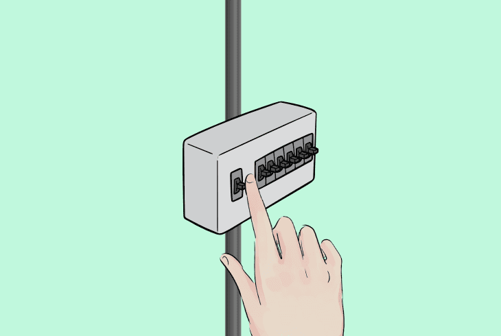 power cycle the doorbell via breaker