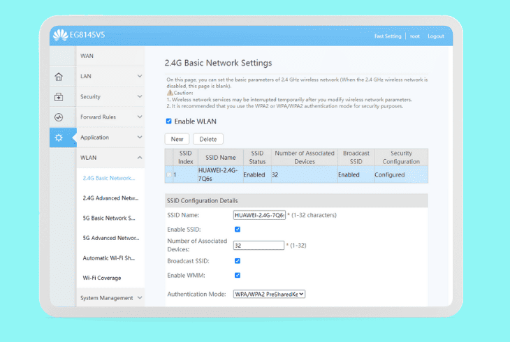 correct your network frequency