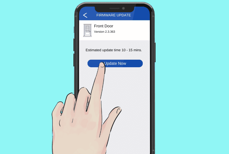 update the lock firmware version