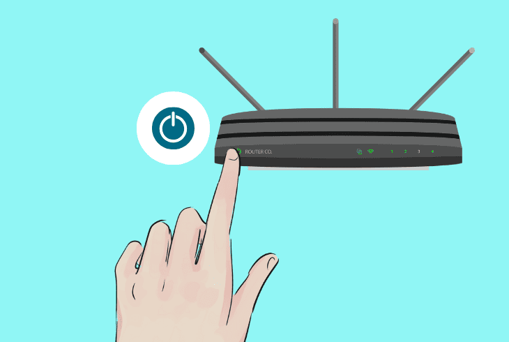restart your wi-fi network router