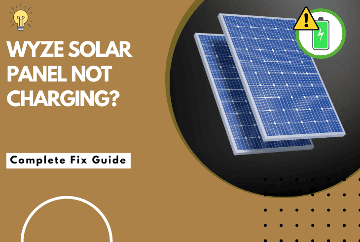 wyze solar panel not charging
