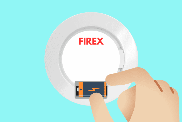 FireX Smoke Detector Blinking Red? (Quick Fix Guide) 4 reinsert firex’s rechargeable battery