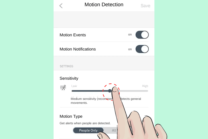 adjust your proximity sensor settings