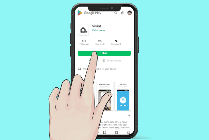 reinstall your vivint application