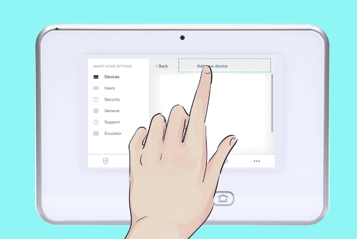 step #2 set up your vivint panel