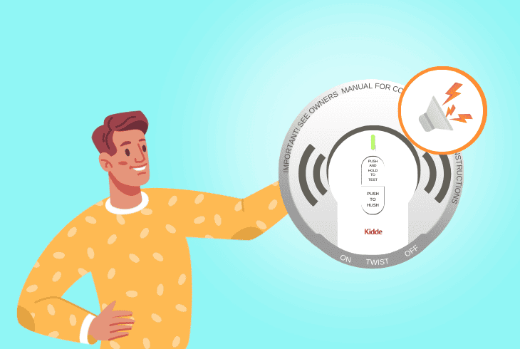 kidde smoke detector chirping why