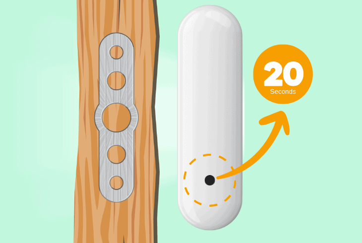 factory reset your simplisafe doorbell