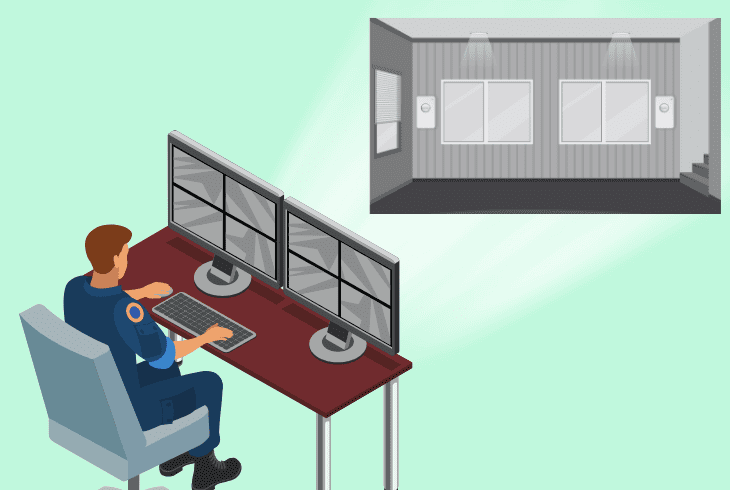 reconnecting to the monitoring center