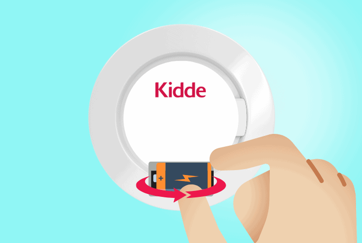 replace your kidde smoke detector battery